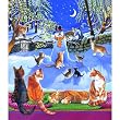 On A Frosty Night 200pc Childrens Jigsaw Puzzle by Chrissie Snelling
