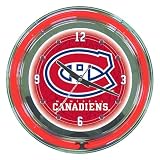 NHL Montreal Canadiens 14-in. Neon Wall Clock Material - Plastic