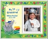 Preschool, Kindergarten, First Graduation Custom Picture Frame with Matching Personalized Diploma-Elephant, 20 Frames