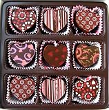 Cheap Heart Shaped Truffle Assortment - 9 Chocolate Truffles for Valentine's Day, Mother's Day by Olde Naples Chocolate