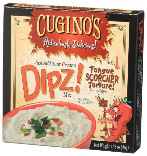 Cugino's Gourmet Foods, Ridiculously Delicious DIPZ!, Tongue Scorcher Torture Dip Mix,... by Cuginos Gourmet Foods