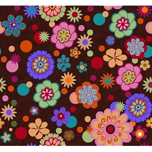 Crafty-Cuts-2-Yards-Cotton-Fabric-Crazy-Medallion-Floral