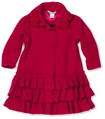 Infant Baby Girl Wool Ruffle Coat