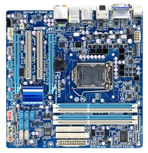 Gigabyte Socket 1156/Intel H55/DDR3/USB3/A&GbE/ATX Motherboard GA-H55-USB3