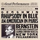 Gershwin: Rhapsody In Blue An American In Paris by George Gershwin, Leonard Bernstain, Leonard Bernstein, New York Philharmonic, and Columbia Symphony Orchestra (Audio CD - 1990)