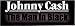 Johnny Cash - The Man In Black - Sticker / Decal