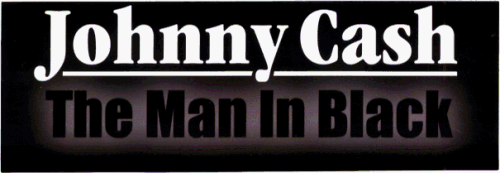 Johnny Cash - The Man In Black - Sticker / Decal