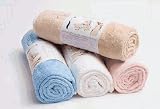 Cuddledry baby bath towel / baby apron towel in oatmeal and natural white