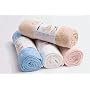 Cuddledry baby bath towel / baby apron towel in oatmeal and natural white