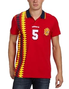 adidas T - Camiseta de deporte y fútbol para hombre, tamaño M, color light scarlet