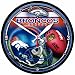 Denver Broncos Round Clock