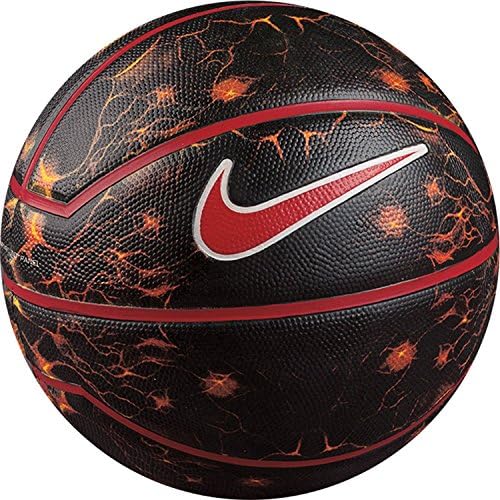 LeBron XII Playground Official Basketball (29.5"), Black/White/Red, One Size