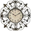 Infinity Instruments Fleur de Lis Wall Clock