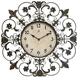 Infinity Instruments Fleur de Lis Wall Clock