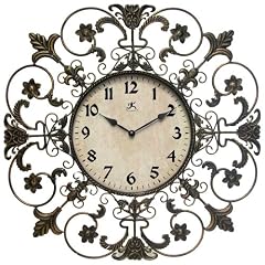 Cheap Infinity Instruments Fleur de Lis Wall Clock Price