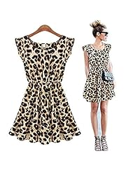 Sexy Leopard Print Cocktail Summer Evening Dress/Party Dress/Mini Dress 