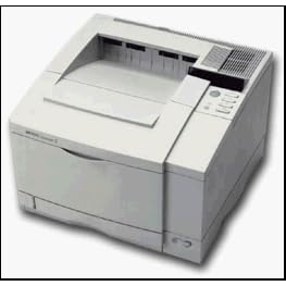 HP LaserJet 5 - Printer - B/W - laser - Letter, Legal, Executive, A4 - 600 dpi x 600 dpi - up to 12 ppm - capacity: 350 sheets - Parallel