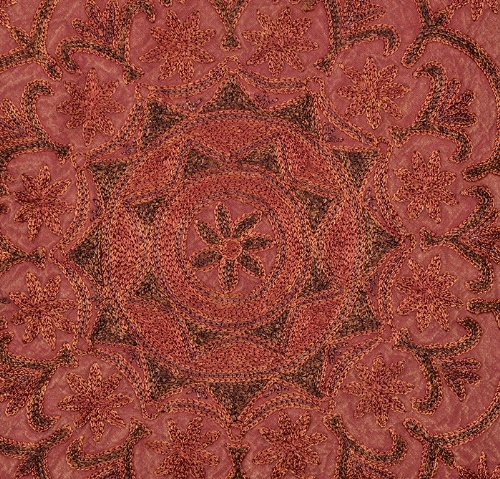 Imagen 3 de Cojín de algodón Cubre con tamaño de bordado de trabajo de 16 x 16 pulgadas Juego de 5 piezas