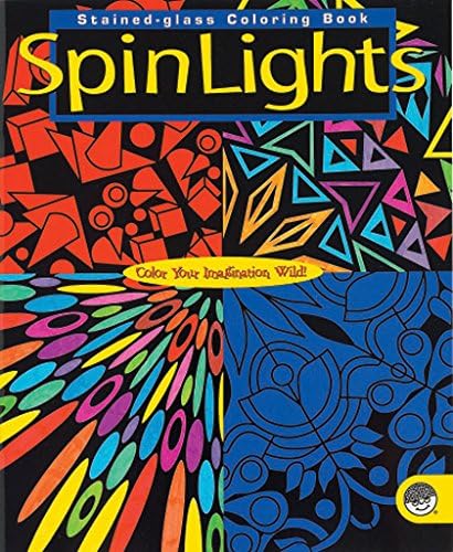 Mind Ware Stained Glass Spinlights Coloring Book