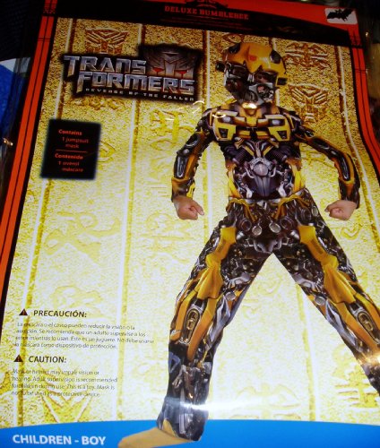  TRANSFORMER DELUXE BUMBLEBEE CHILD COSTUME SZ. SMALL 4-6X