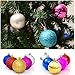 Chunshop 4cm Christmas Tree Xmas Balls Decorations Baubles Party Wedding Ornament (24Pcs Balls Pink)