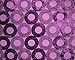 Purple Twinkling Rings Synthetic Suede 58 Inch Fabric