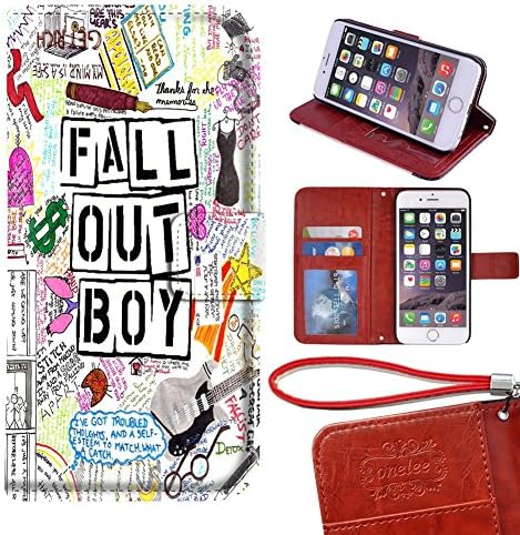 iPhone 6s 4.7 Wallet Case,iPhone 6 Case Cover,Fall Out Boy Band (FOB) Premium PU Leather Case for iPhone 6s 4.7