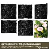 Photoshop Brushes - Stamped Blocks No. 04 Brushes and Stamps