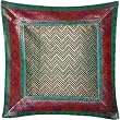 ShalinCraft Pillow Cases India Style Home Interior Xmas Gift Ideas Silk Fabric 16x16 inches (bcbr301)