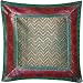 ShalinCraft Pillow Cases India Style Home Interior Xmas Gift Ideas Silk Fabric 16x16 inches (bcbr301)