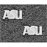 LogoArt Arizona State Sun Devils Sterling Silver Team Font 1/4 Post Earrings