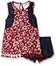 Rare Editions Girls' Paisley Print Short Set Dress