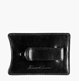 Black Kenneth Cole New York Messina Collection Money Clip With ID Window