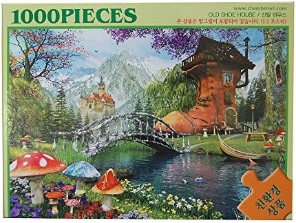CHAMBERART jigsaw puzzle-Paper OLD SHOE HOUSE (28.94" x 21.10") Made in KOREA