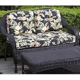 Amelia Deep Seating Love Seat in Sable Brown