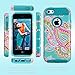 iPhone 7 Plus Case,AnnBay for iPhone 7 Plus High Impact Hybrid Dual Layer Case Heavy Duty Case Armor Cover Case with Totem Pattern (Blue)