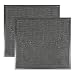 2 PACK Air Filter Factory 9 X 9 X 3/8 Range Hood Aluminum Grease Filters AFF92-M