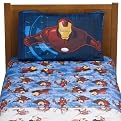 Iron Man Heavy Metal Sheet Set - Blue (Twin)