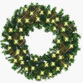 Do it Best Imports CPW-200/50CL Artificial Lighted Wreath