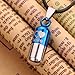 Yazilind Stainless Steel Silver Love Pill Capsule Shape Pendant Necklace PU Leather Chain