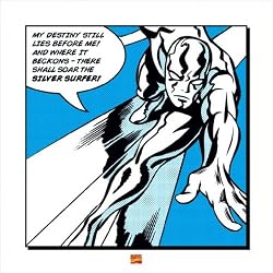 Silver Surfer - Comic Poster / Art Print (My Destiny...) (Size: 16" x 16")