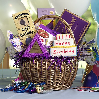 Surprise Party Gourmet Gift Basket--Medium by Top-Shelf Sweets n Gifts