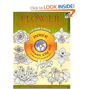 Flower Designs and Motifs CD-ROM and Book (Dover Electronic Clip Art) Charlene Tarbox