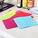 Zebratown 6pcs Multi Color Dishcloths Super Absorbent Thick Microfiber Cloth Dish Towel (Random Color)