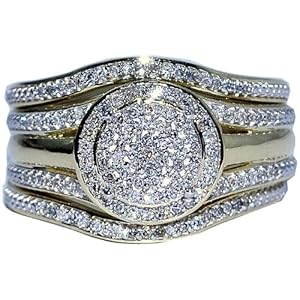 3 wedding rings sets