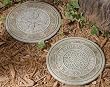 Set of 2 Joseph's Studio Irish Blessing Celtic Knot Garden Stepping Stones 11"