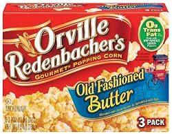 Orville Redenbacher's Gourmet Microwavable Popcorn, Old-Fashioned Butter, 3-Count Boxes (Pack of 12)