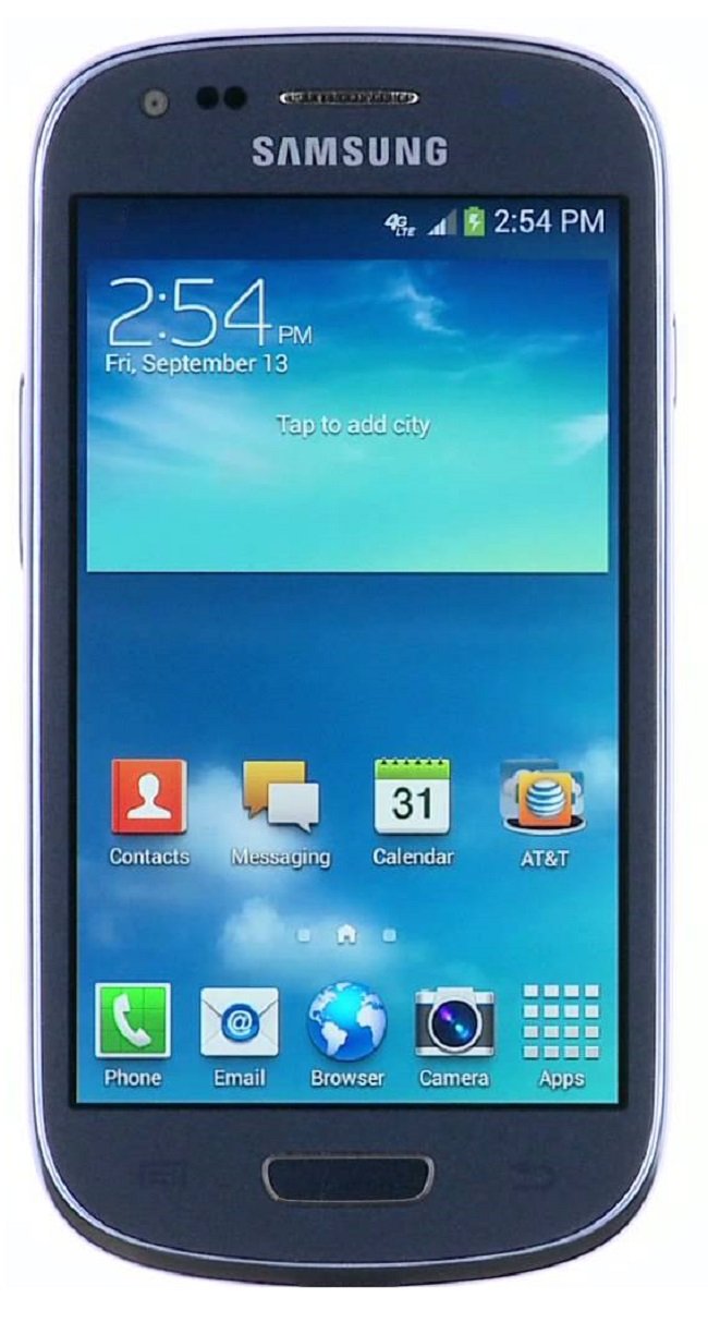 Samsung Galaxy S3 Mini 4G LTE G730A at&t Unlocked GSM Android Smart Phone-Blue