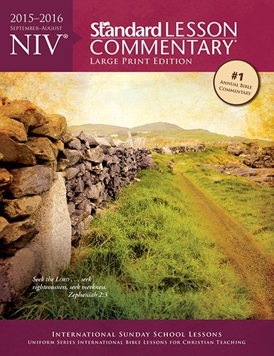 NIV® Standard Lesson Commentary® Large Print Edition 2015-2016 by Standard Publishing (May 01,2015)