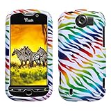 Colorful Zebra Phone Protector Cover for HTC myTouch 4G Slide